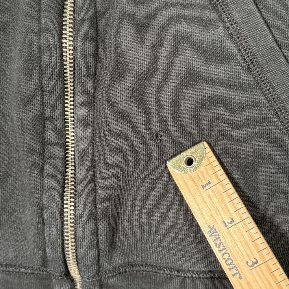 Polo Ralph Lauren Hoodie Mens Small Black Full Zip Sweatshirt Red Pony Jacket - Picture 2 of 10